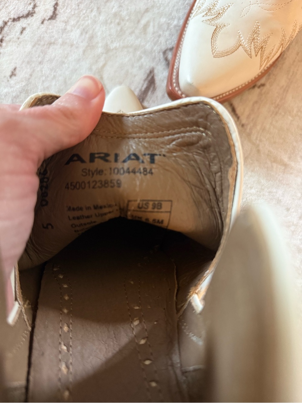Ariat Dixon Bootie - White - Picture 5 of 6